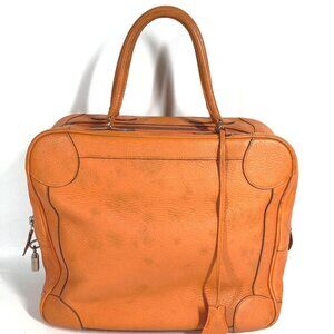 Hermes Handbag Omnibus Mm Leather Orange